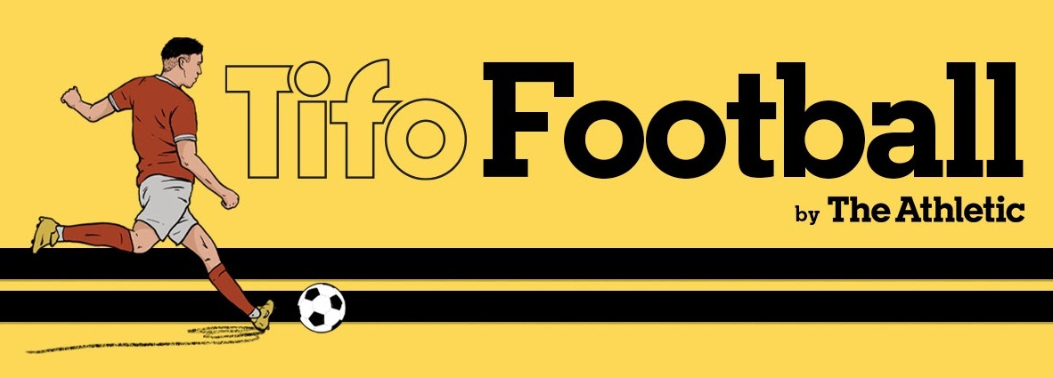 tifo football by the athletic banner